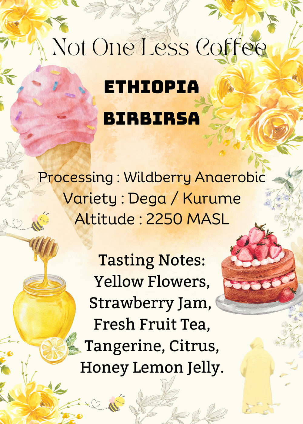 [♥蜂蜜檸檬果凍/草莓果醬/水果茶] Ethiopia - Birbirsa - Wildberry Anaerobic - Dega / Kurume
