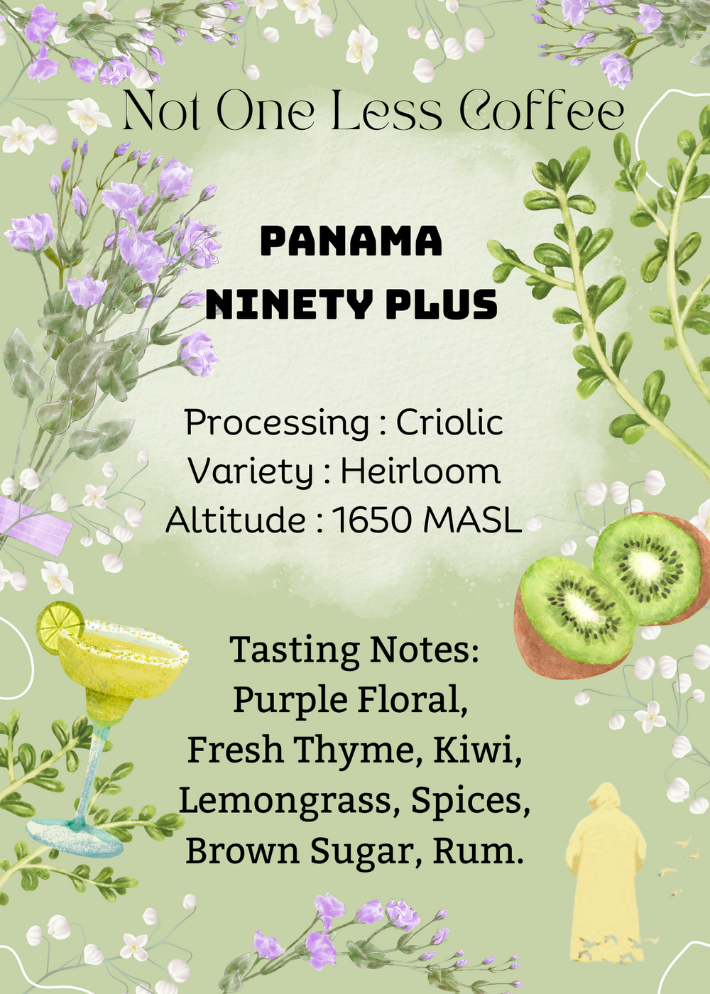 [♥紫羅蘭/百里香/黑糖] Panama - Ninety Plus - Criolic - Heirloom